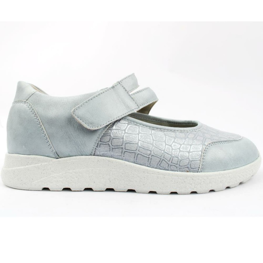 Women Waldlaufer | Strap Shoe 778H31 - Light Blue