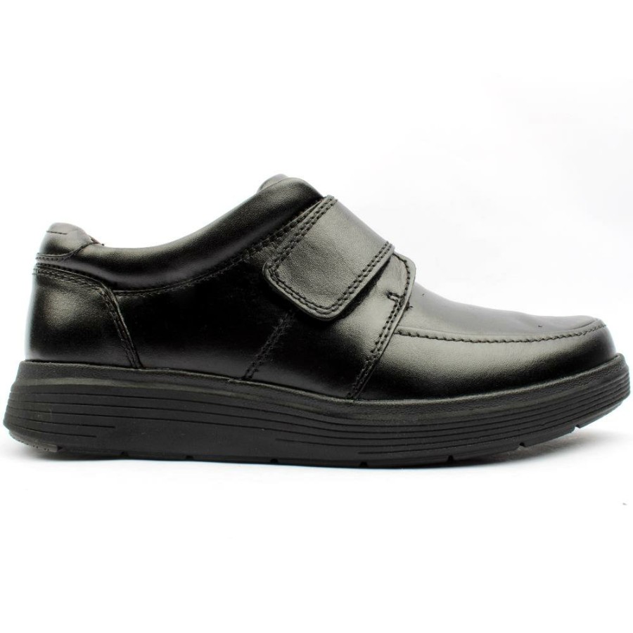 Men Clarks | Unabode Strap Mens Shoe - Black H