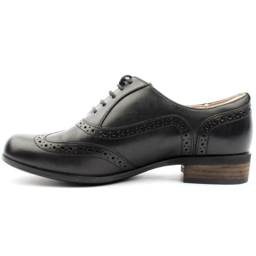 Women Clarks | Hambleoak Laced Brogue - Black D