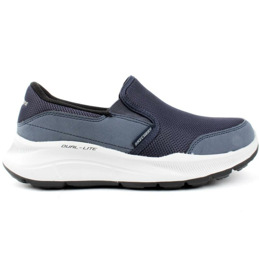 Men Skechers | 232515 Equalizer Shoe - Navy