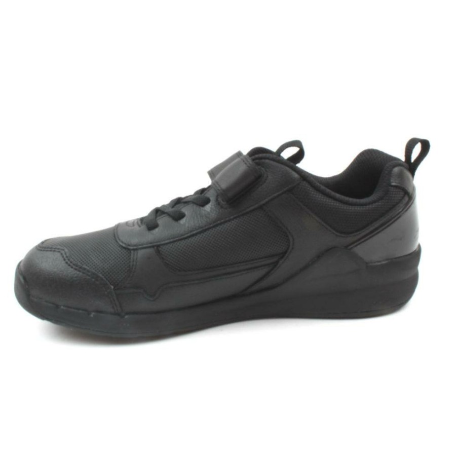 Kids Clarks | Orbit Sprint Y Strap Shoe - Black H