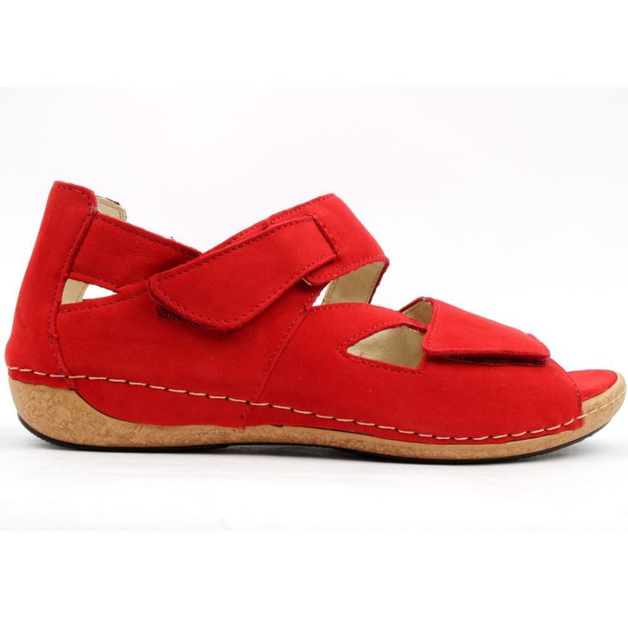 Women Waldlaufer | Closed Sandal 342025 - Red