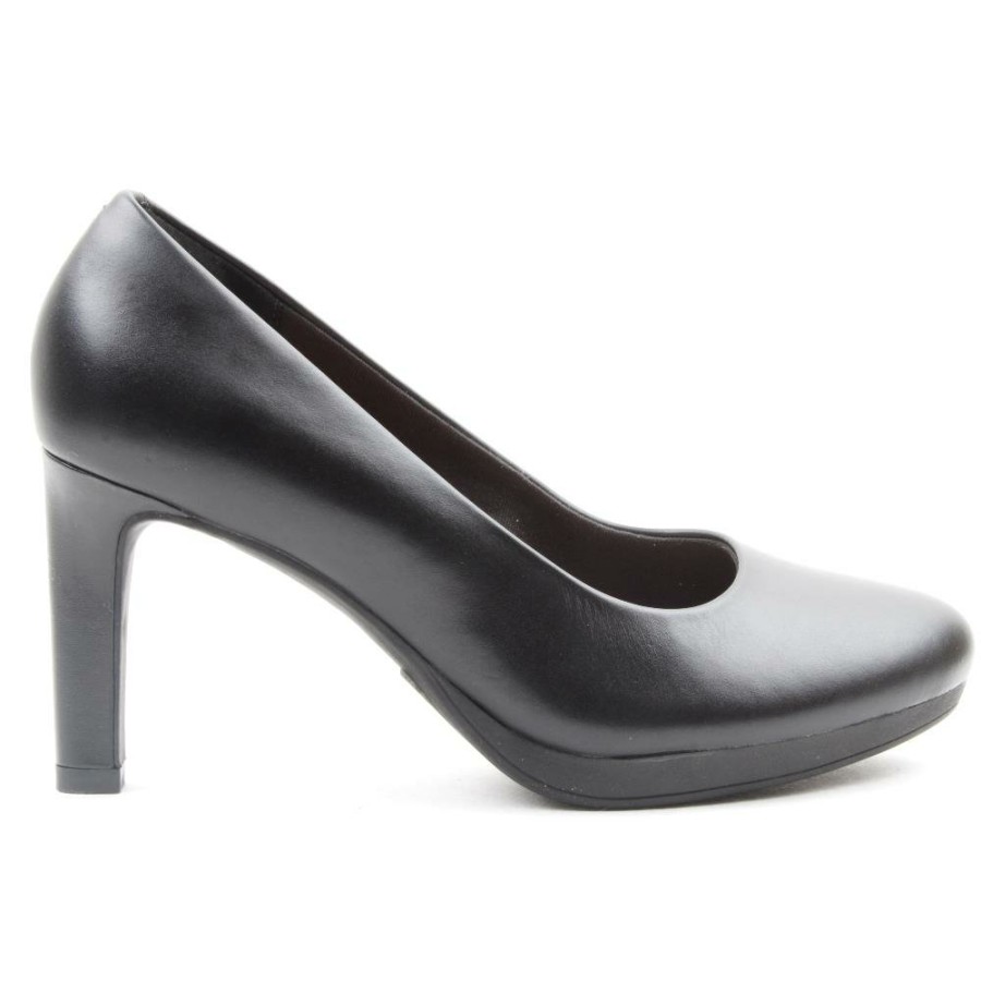 Women Clarks | Ambyr Joy Court Shoe - Black D