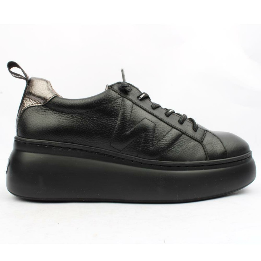 Women Wonders | A2632 Shoe - Black Black