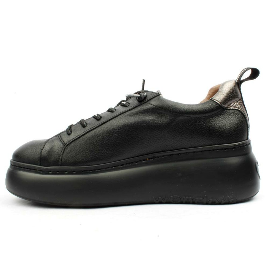 Women Wonders | A2632 Shoe - Black Black