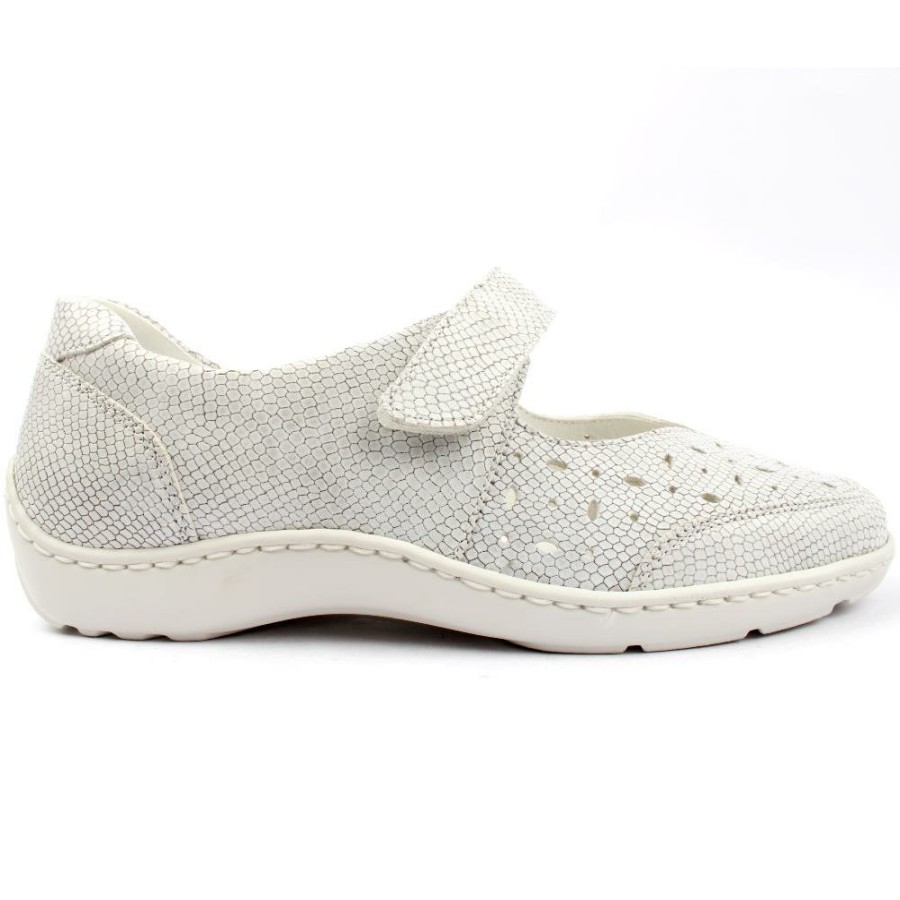 Women Waldlaufer | Strap Shoe - Silver