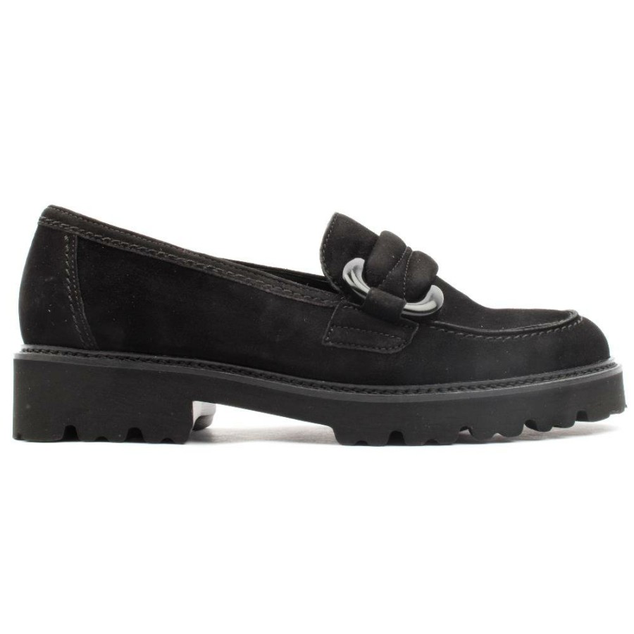 Women Gabor | 25243 Loafer Shoe - Black