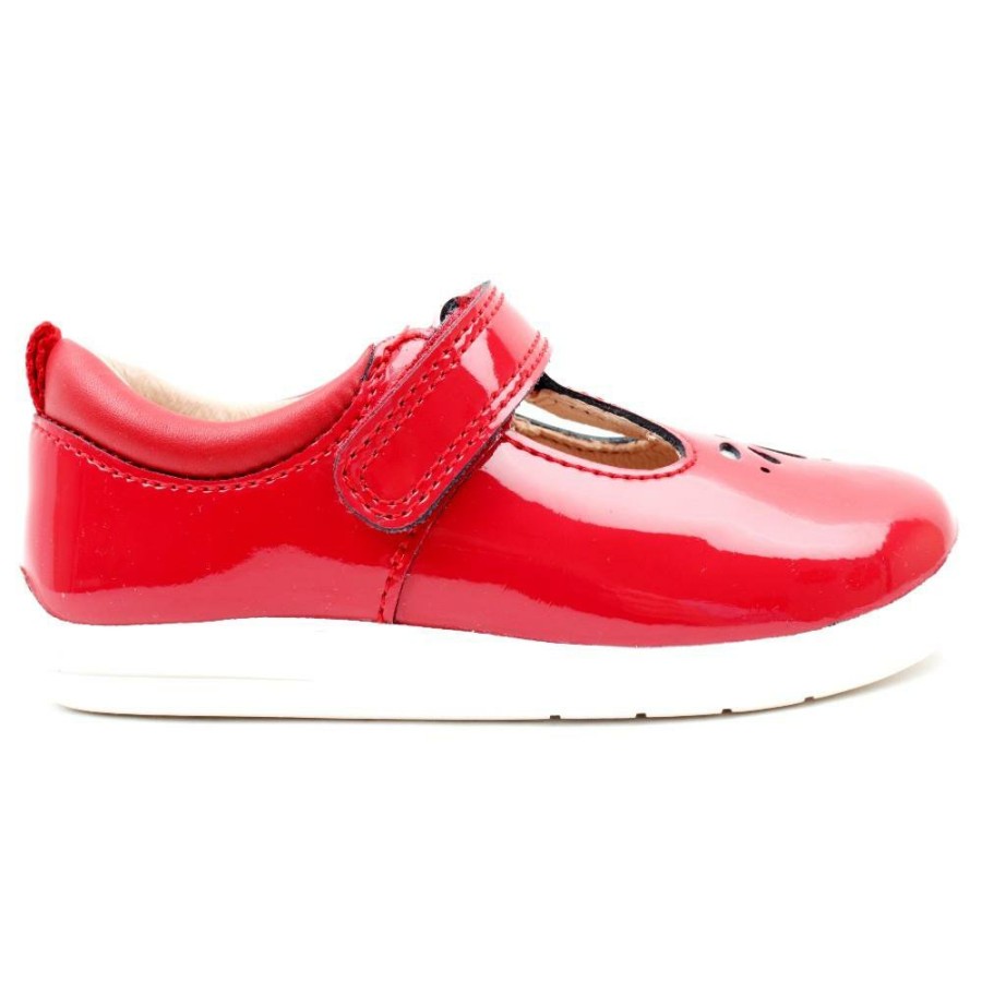 Kids Startrite | Puzzle Tbar Shoe - Red F