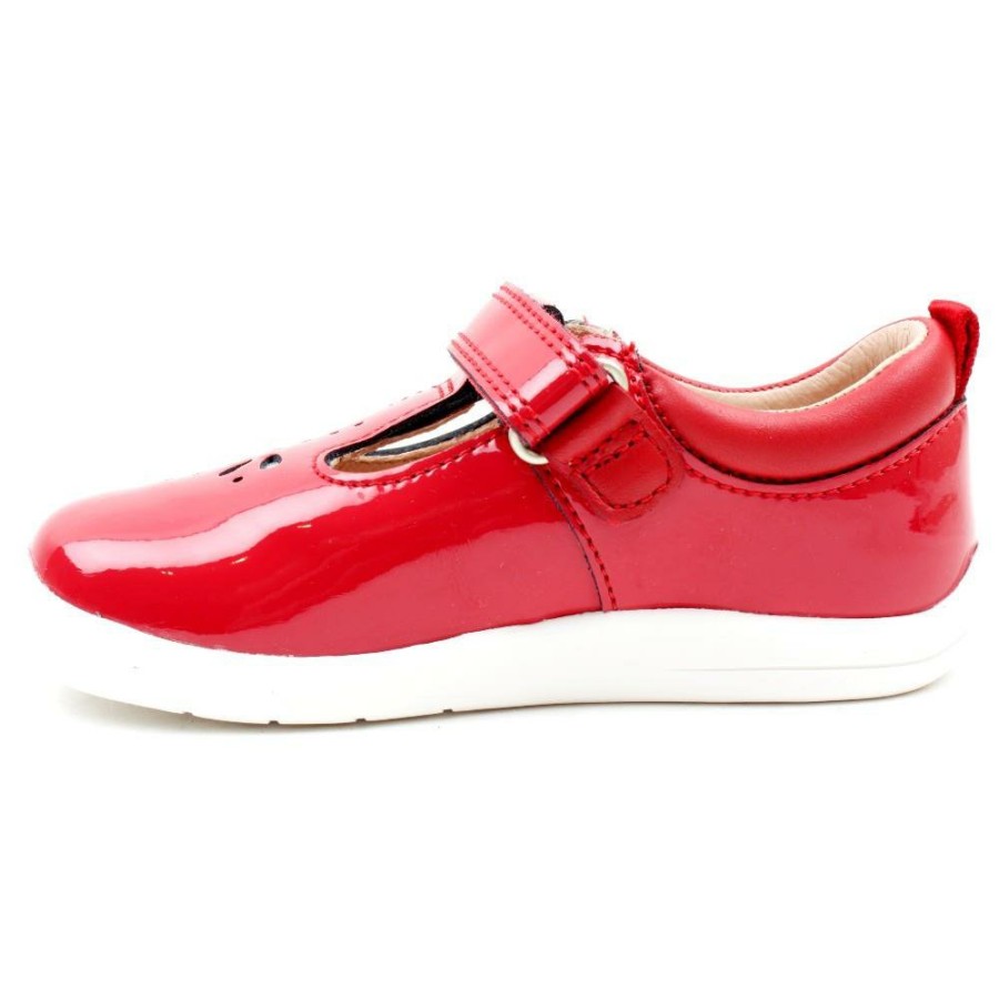 Kids Startrite | Puzzle Tbar Shoe - Red F