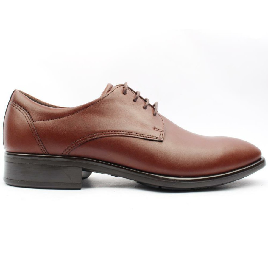 Men ECCO | 512734 Laced Citytray Shoe - Tan