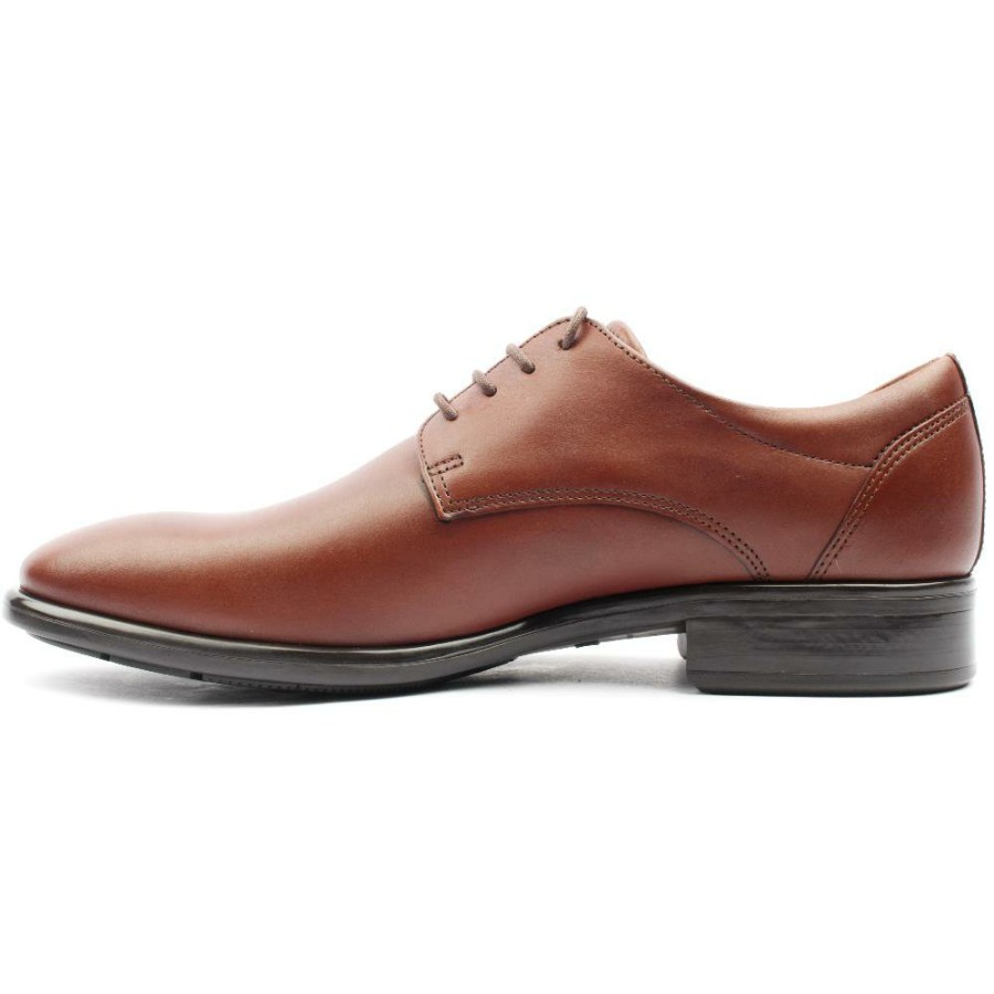 Men ECCO | 512734 Laced Citytray Shoe - Tan