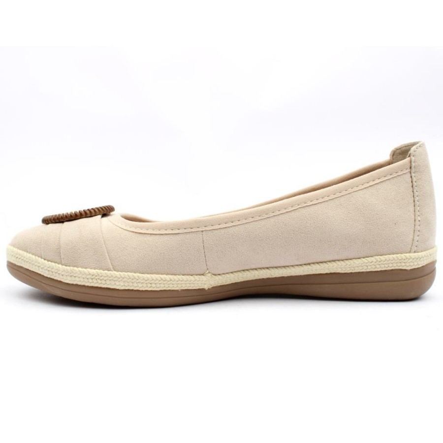 Women Jana | 22161 Flat Pomp - Beige