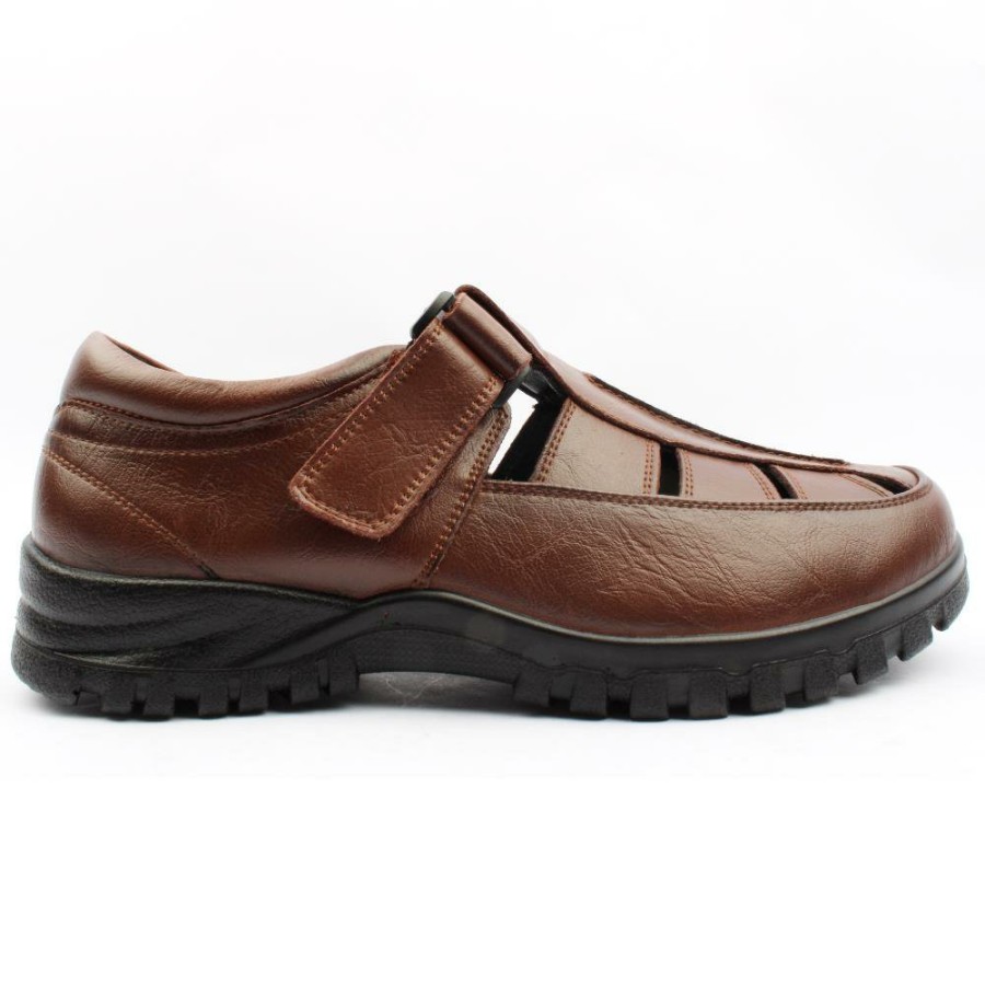 Men G Comfort | A9419 Tan Closed Sandal - Tan