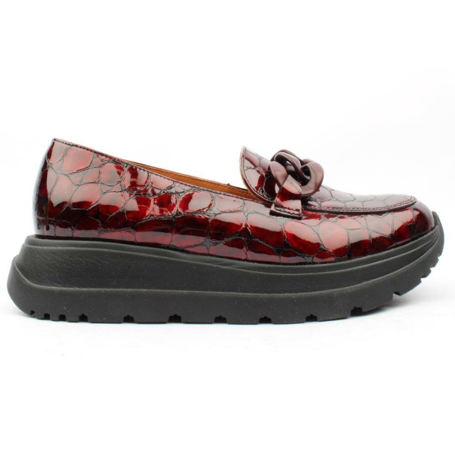 Women Bioeco by Arka | Bioeco 6350 2313 Wedge Shoe - Burgundy