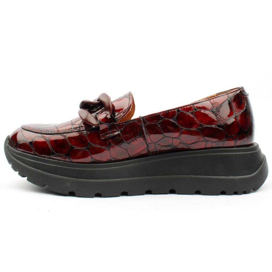 Women Bioeco by Arka | Bioeco 6350 2313 Wedge Shoe - Burgundy