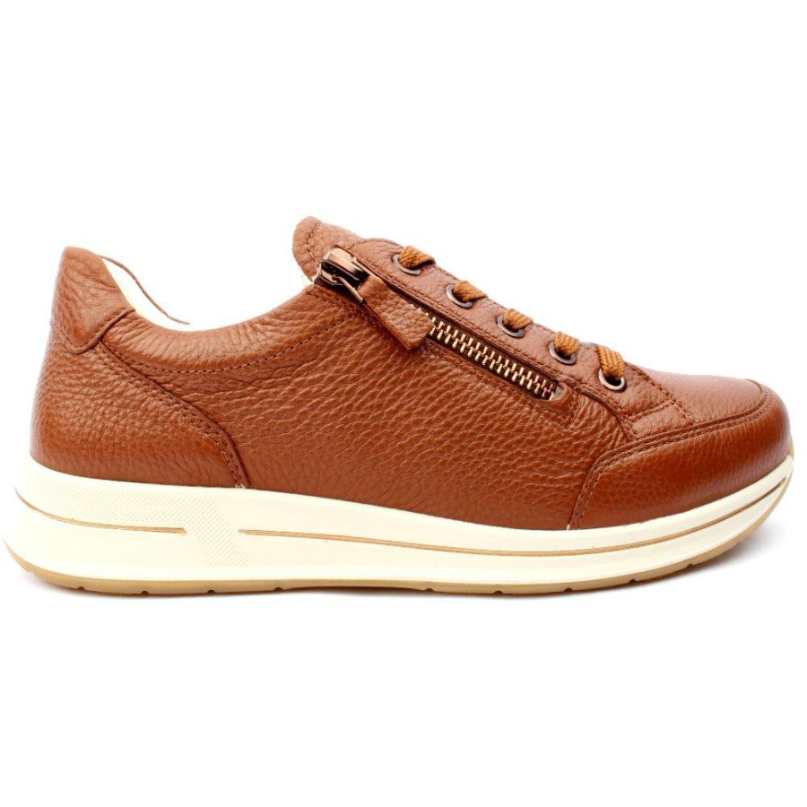 Women Ara | 24801 Laced Shoe - Tan