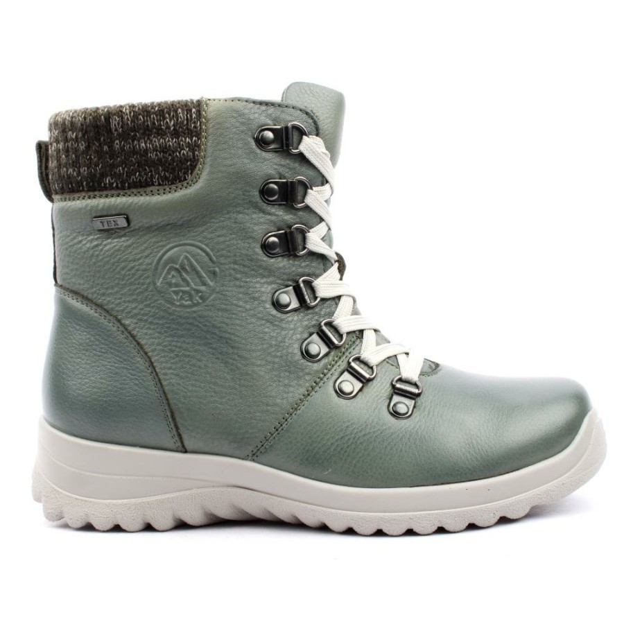 Women G Comfort | Gcomfort 10174 Laced Boot - Green