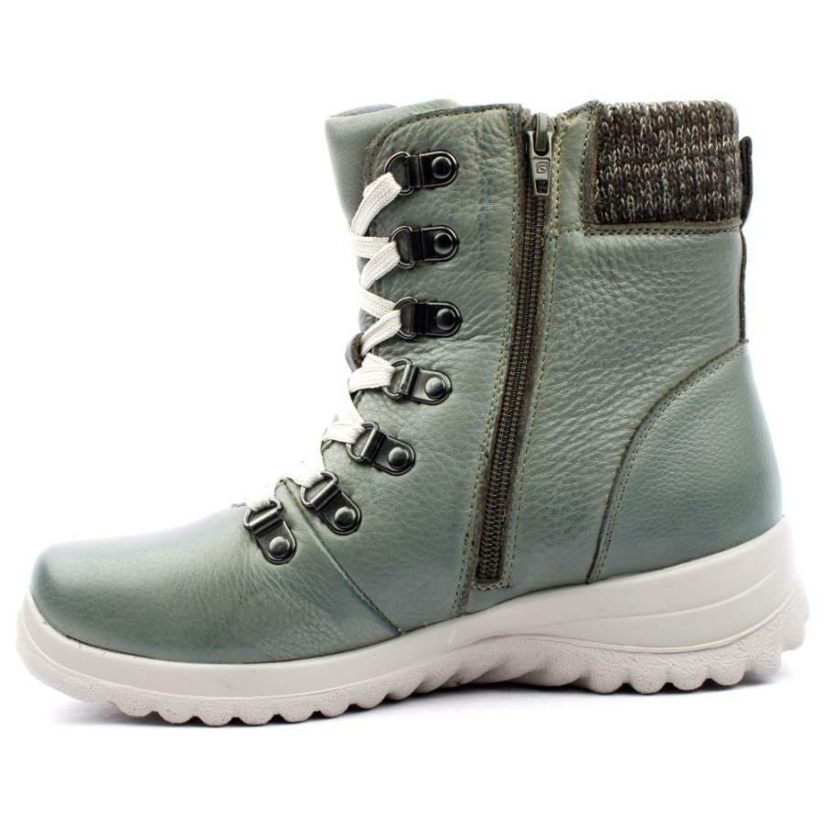 Women G Comfort | Gcomfort 10174 Laced Boot - Green