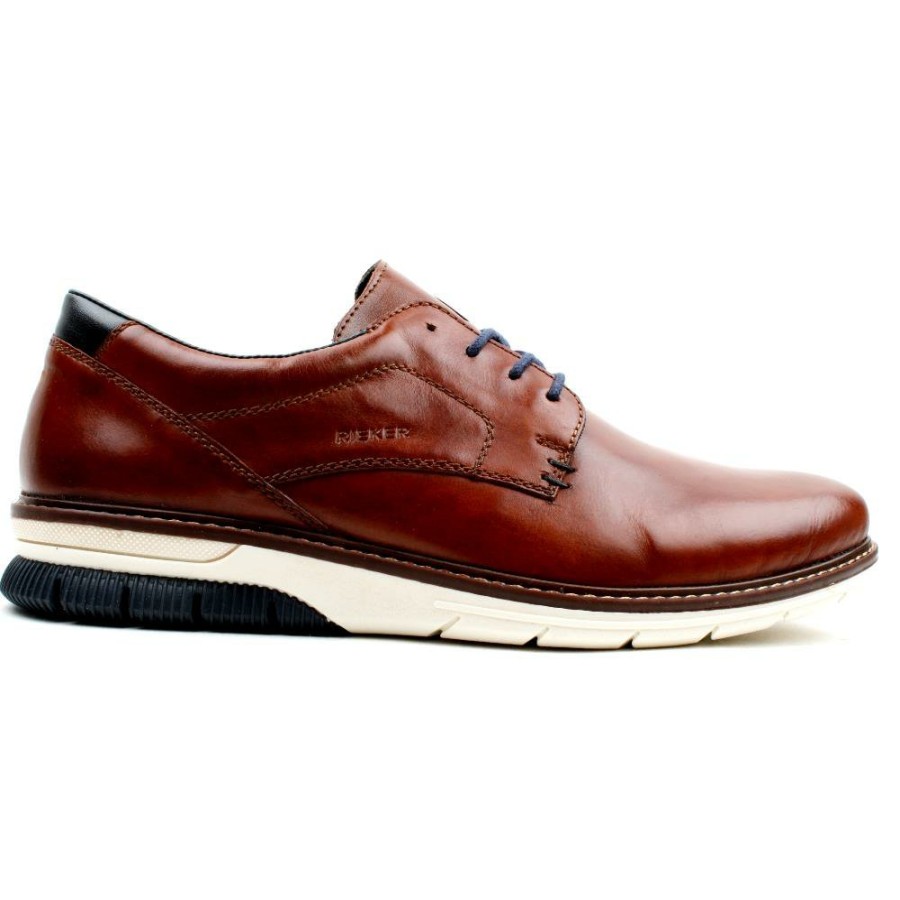 Men Rieker | 14402 Laced Shoe - Tan