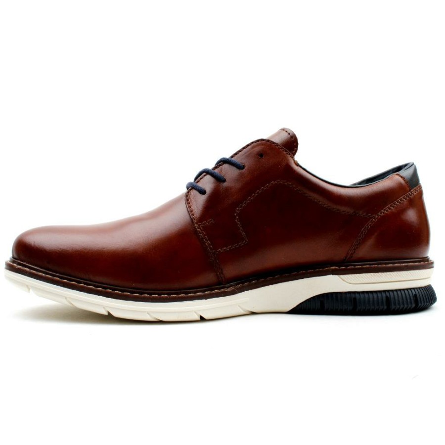 Men Rieker | 14402 Laced Shoe - Tan