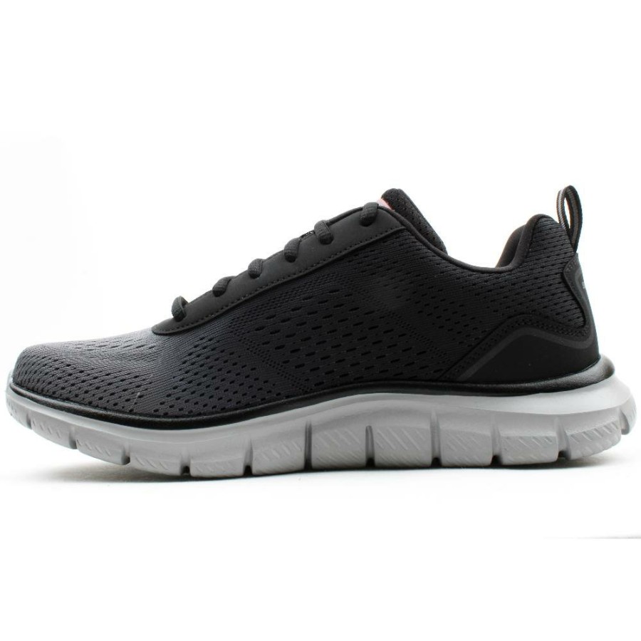 Men Skechers | 232399 Track Runner - Black/Grey