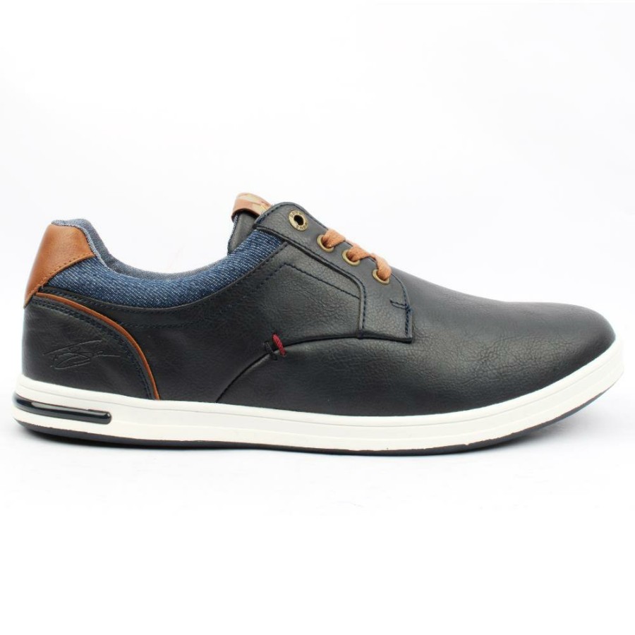 Men Lloyd & Pryce | Lloyd And Pryce Aki Laced Shoe - Navy