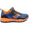 Kids Saucony | Sk266100 Junior Runner - Navy Orange