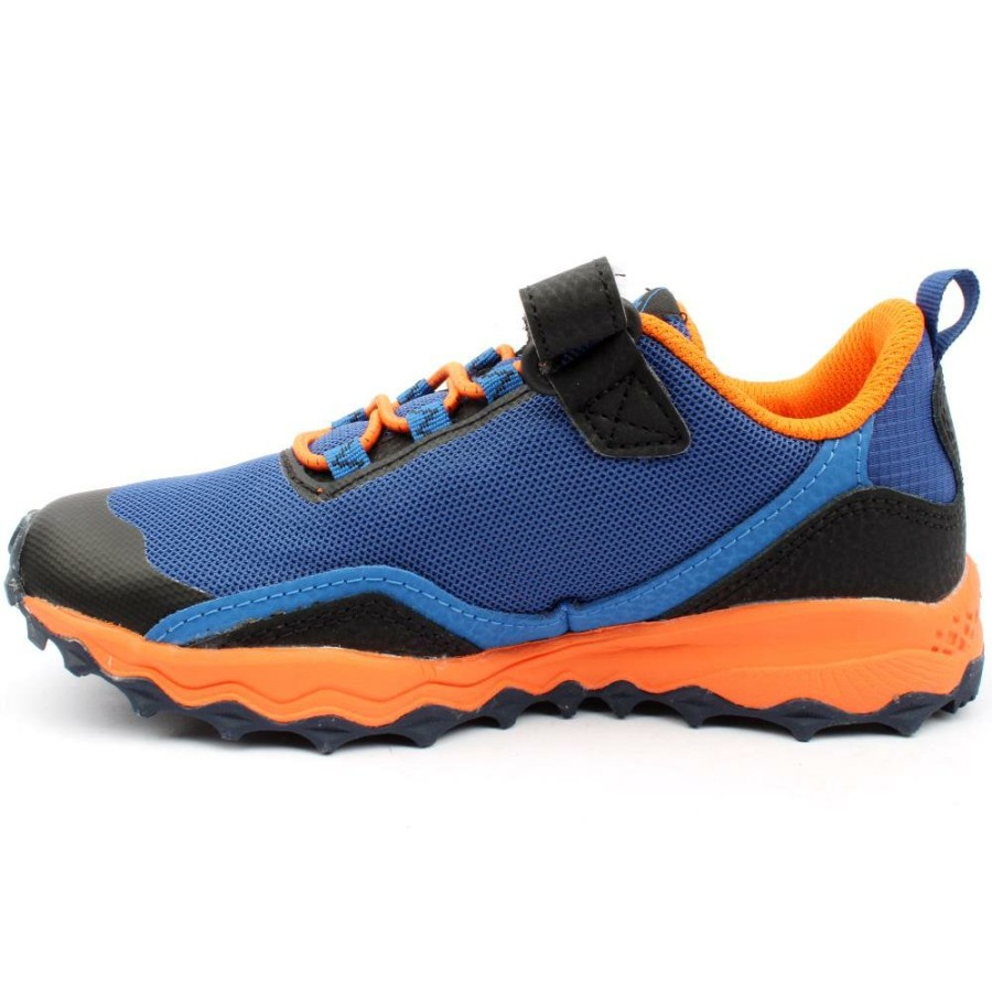 Kids Saucony | Sk266100 Junior Runner - Navy Orange