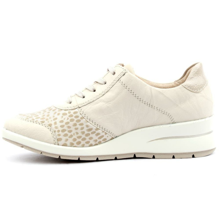 Women Rieker | L4821 Shoe - Cream