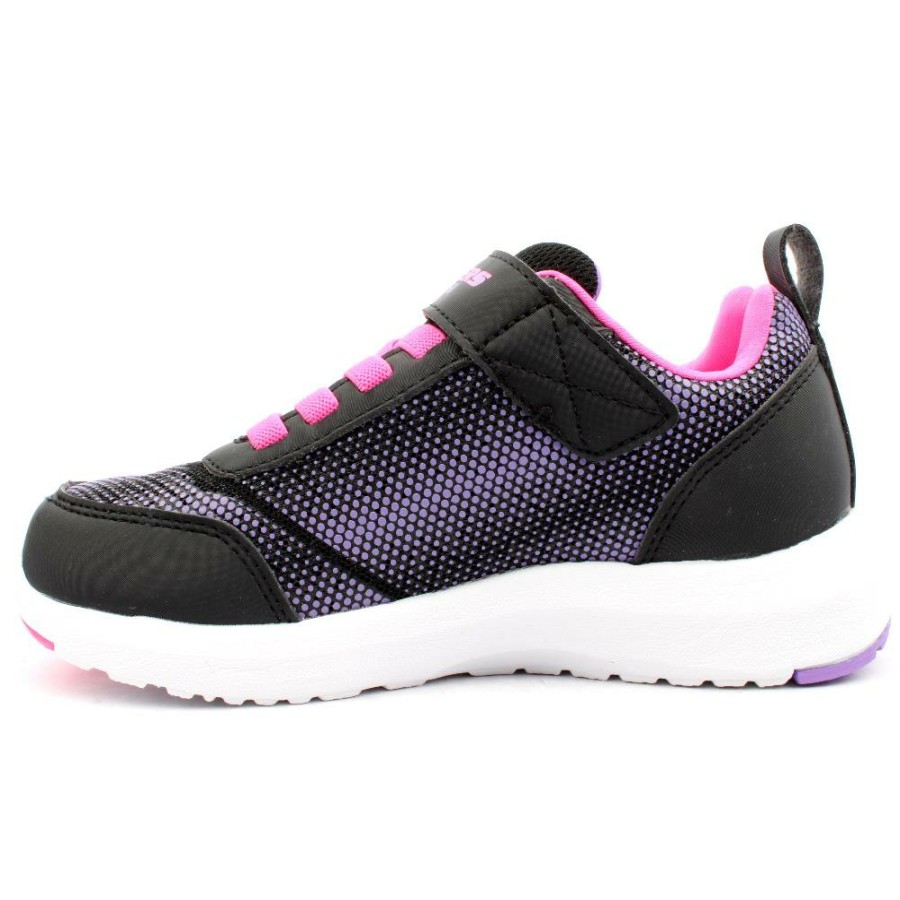 Kids Skechers | 303387L Dynamic Trainer - Black/Pink