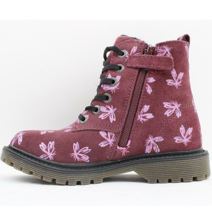 Kids Lurchi | 41008 Laced Boot - Aubergine