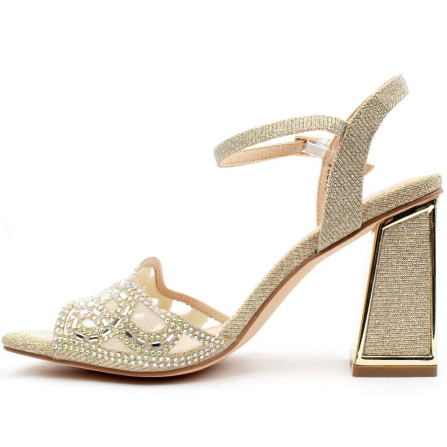 Women Menbur | 24334 Sandal - Gold