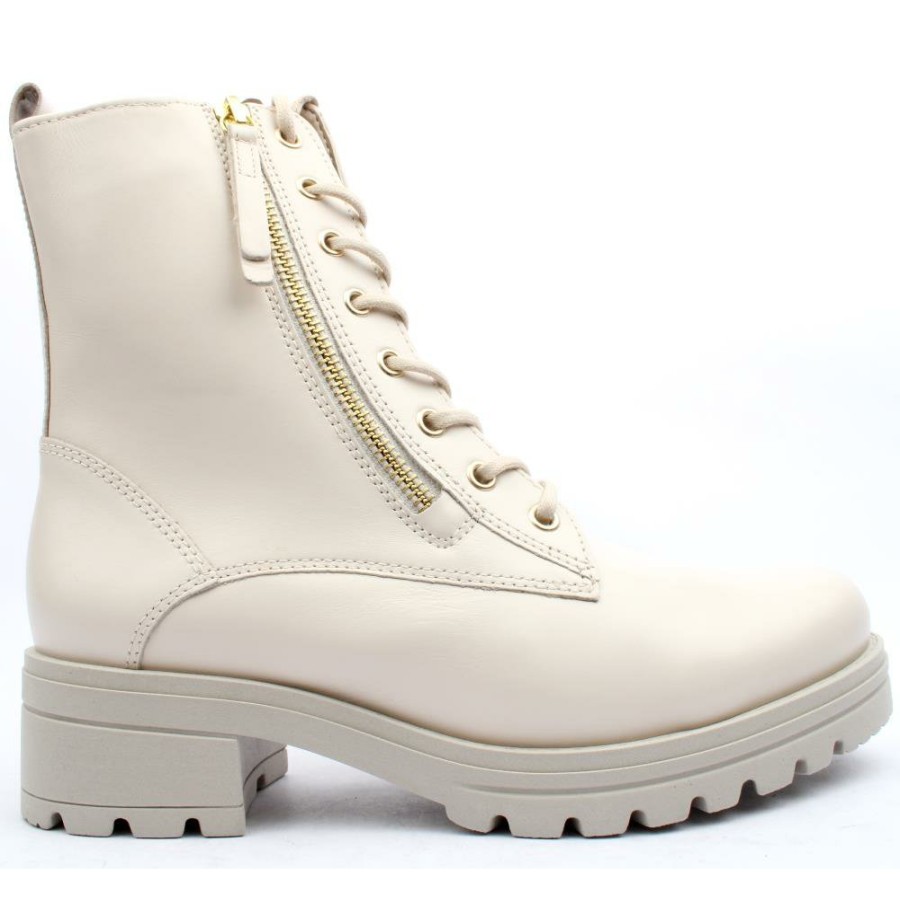 Women Gabor | 32785 Laced Boot - Ivory