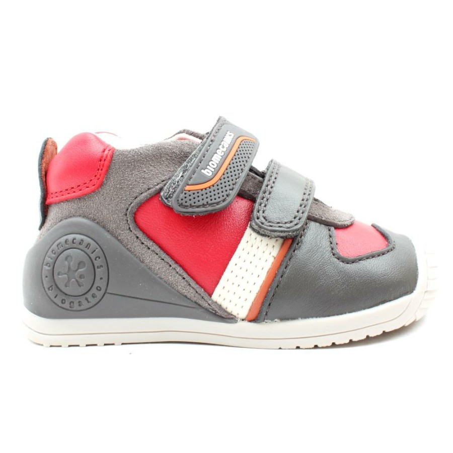 Kids Garvalin | Biomecanics 211132 Velro Boot - Grey Red