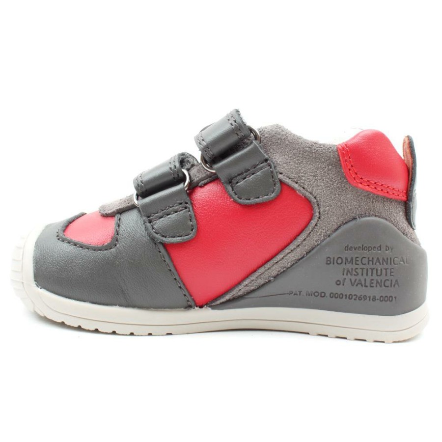 Kids Garvalin | Biomecanics 211132 Velro Boot - Grey Red