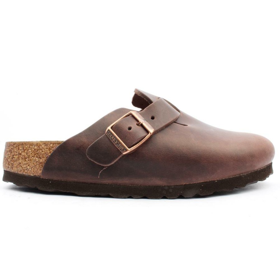 Women Birkenstock | 860133 Clog Mule - Brown