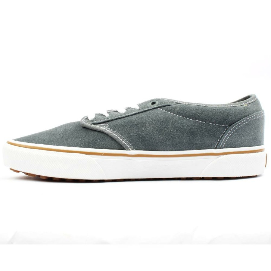 Men Vans | Mnatwood Laced Shoe - Grey Suede