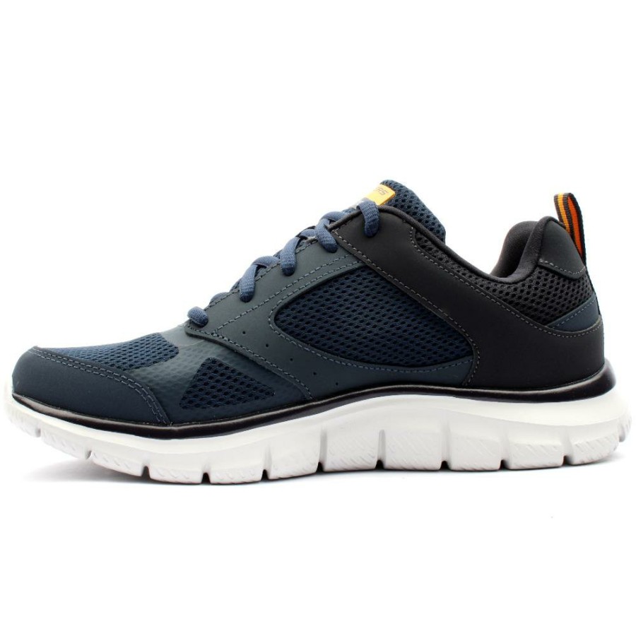 Men Skechers | 232398 Laced Trainer - Navy