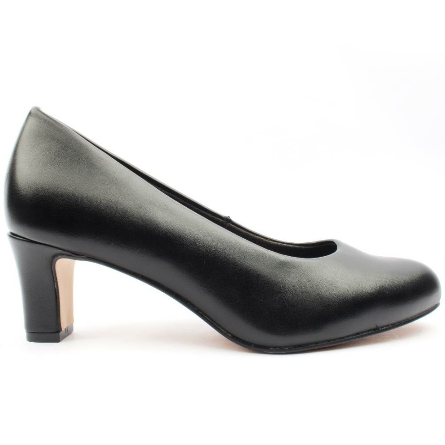 Women Jana | 22472 Court Shoe - Black