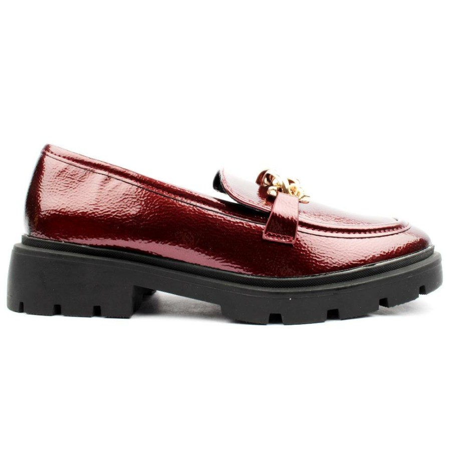 Women Lotus | Giles Chunky Shoe - Burgundy