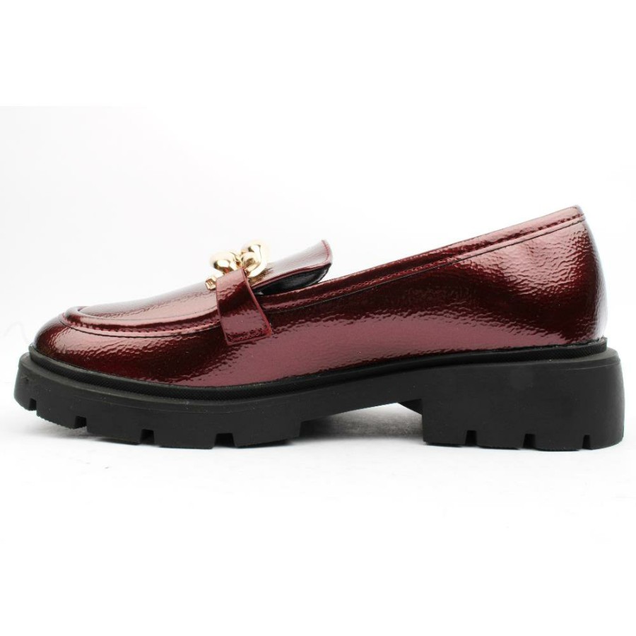 Women Lotus | Giles Chunky Shoe - Burgundy