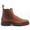 Men ECCO | 500224 Helsinki Gusset Boot - Dark Brown