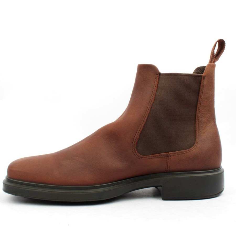 Men ECCO | 500224 Helsinki Gusset Boot - Dark Brown