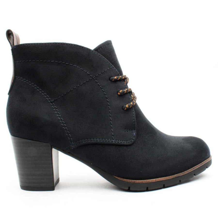 Women Marco Tozzi | 25107 Laced Boot - Navy