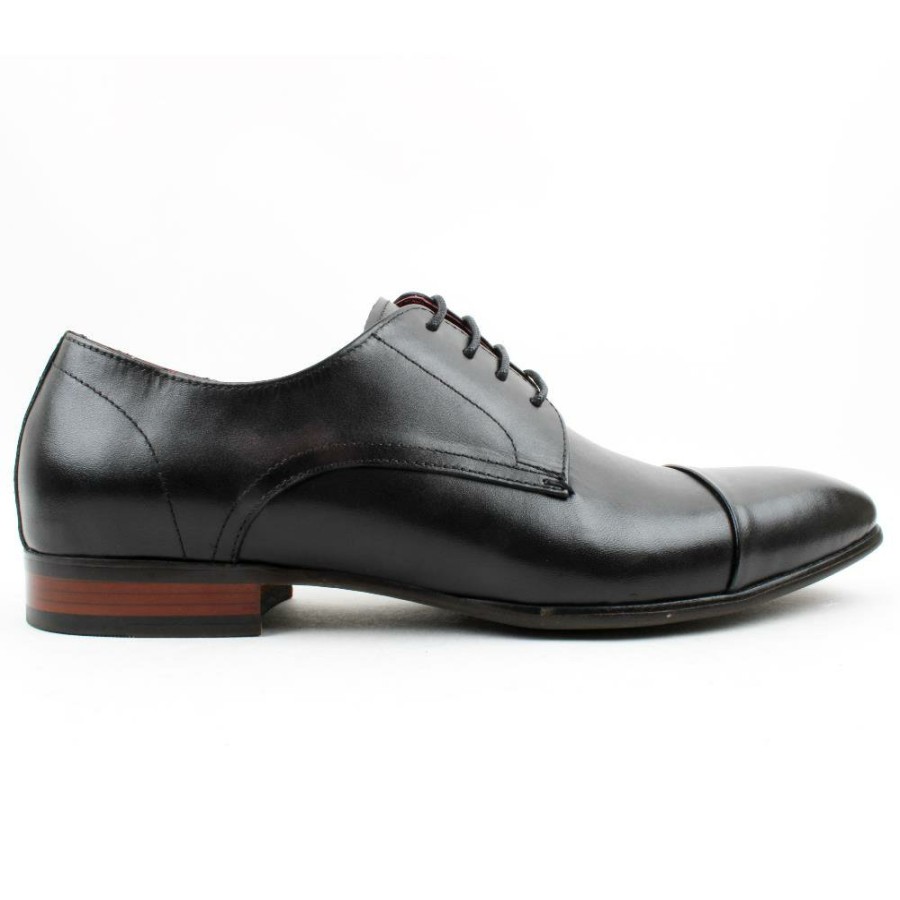 Men Morgan & Co | Morgan Mgn1102 Laced Shoe - Black