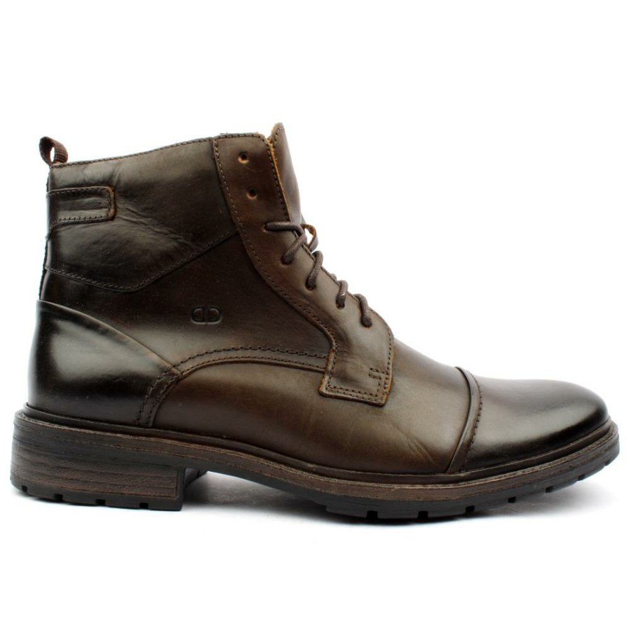 Men Democrata | 301105 Toe Cap Boot - Brown