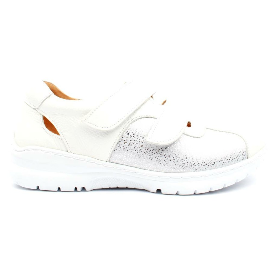 Women Softmode | Chrissy Velcro Shoe - White