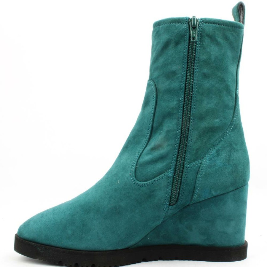 Women Unisa | Uday Wedge Boots - Teal