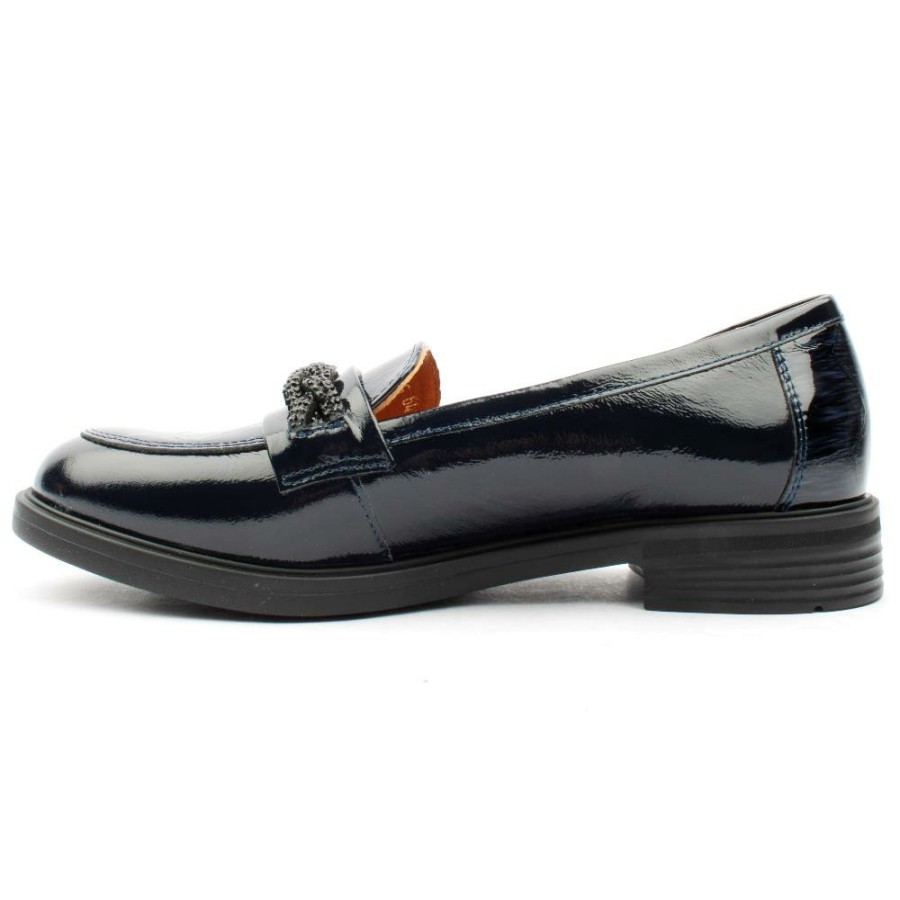 Women Bioeco by Arka | Bioeco 6418 2293 Loafer Shoe - Navy Patent