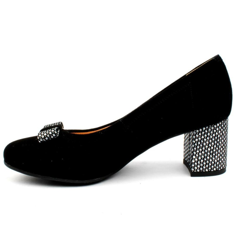 Women Bioeco by Arka | Bioeco 5856 26 Heeled Shoe - Black Suede